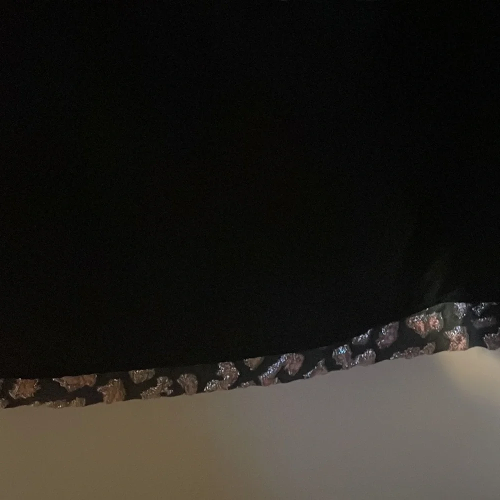 Dorothee Schumacher Pink Metallic Grey Leopard Print A-Line Full Midi Skirt